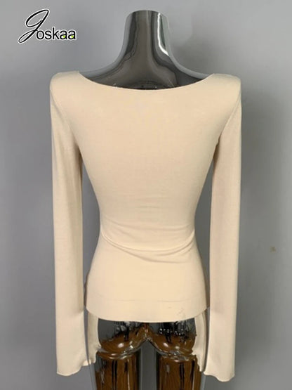 Wholesale Women's Mesh Long Sleeve Bodycon Top Carbon – Back View
