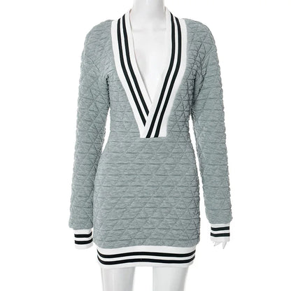 Wholesale Women's Long Sleeve Bodycon Mini Dress