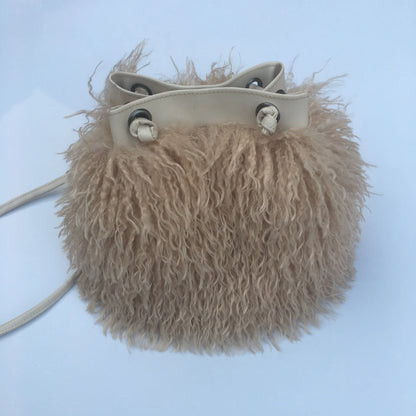 Wholesale Long Faux Fur Wool Shawl Accessory