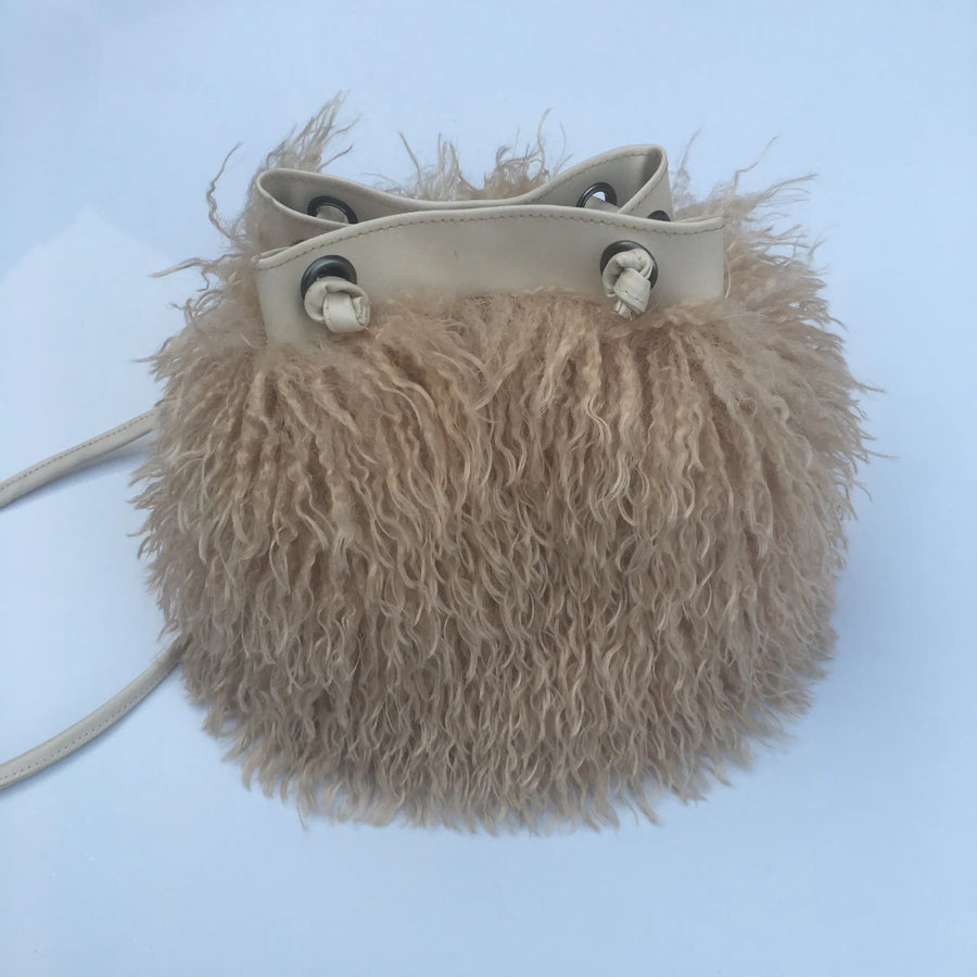 Wholesale Long Faux Fur Wool Shawl Accessory
