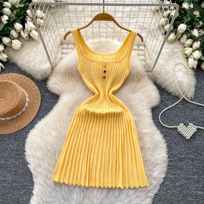 Wholesale Women's Knit Bodycon Ribbed Mini Dress