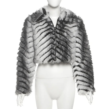 Wholesale Women's Long Sleeve Crop Zip Jacket