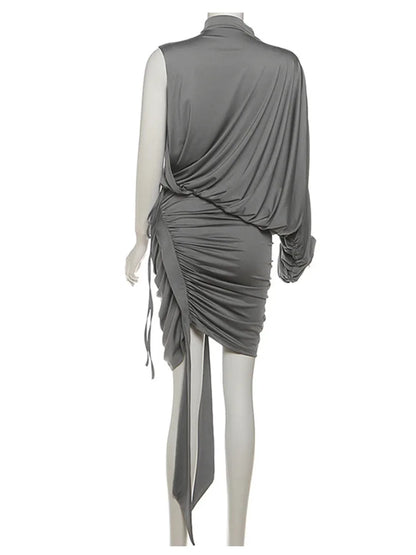 Joskaa Ruched Bodycon Two Piece Set - two piece set image 4