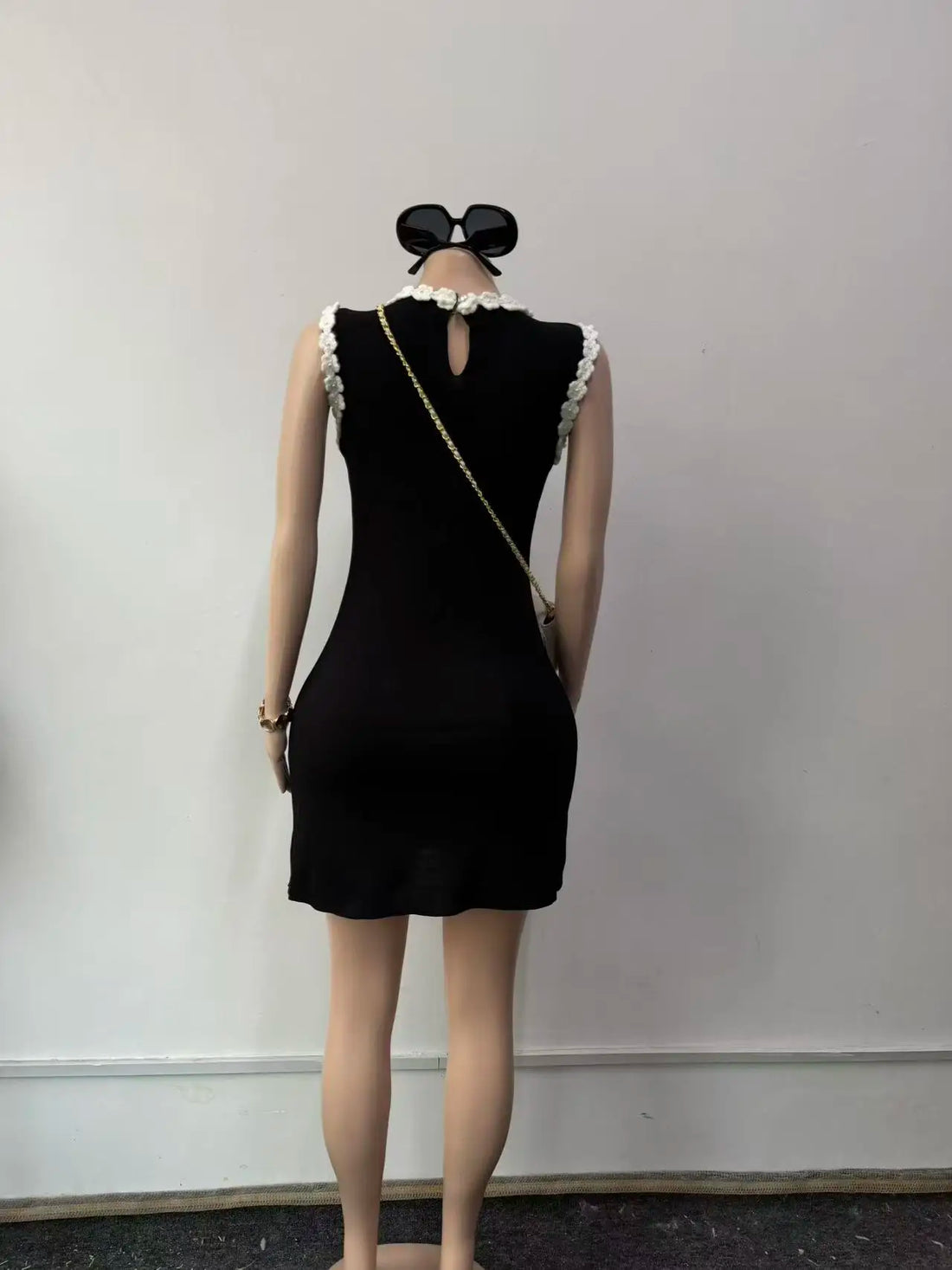 Joskaa Ribbed Knit Sleeveless Bodycon High Waist Dress - dress image 3
