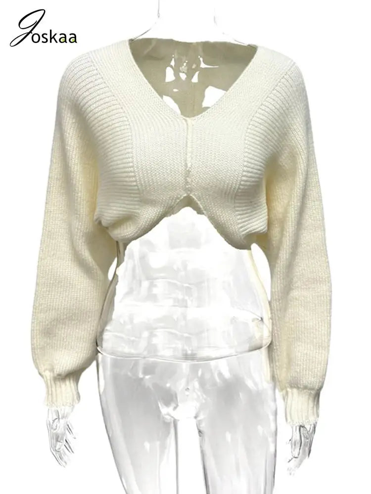 Women's Knit Long Sleeve Ribbed Irregular Knitted Top Wine Red – Detail View