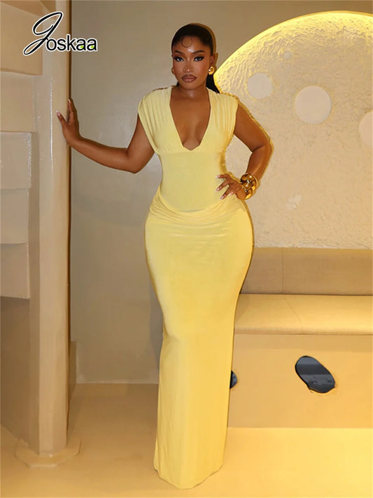 Wholesale Women's Ruched Sleeveless Bodycon Dress – Women's Fashion Wholesale – Front View
