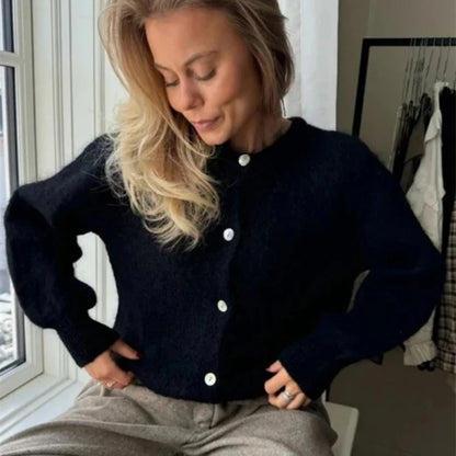 Women's Knit Ribbed Inner Knitting Jacket