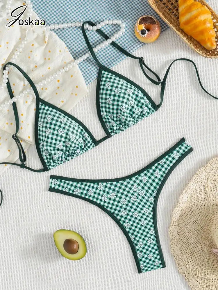 Women's Swimwear Swimsuit Piece Bikini Set JY794-GR – Detail View