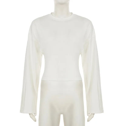 Women's Long Sleeve Fall T-shirt Basic Top