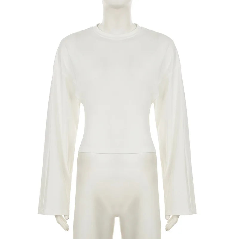 Women's Long Sleeve Fall T-shirt Basic Top