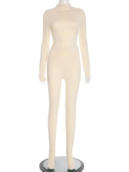 Women's Long Sleeve Bodycon Two Piece Set