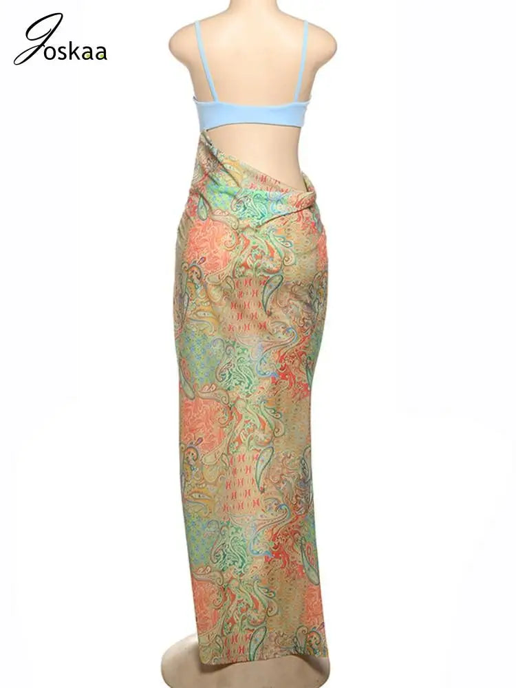 Women's Backless Cutout Bodycon Bikini Set Green – Detail View