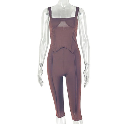 Wholesale Women's Crop High Waist Two Piece Set