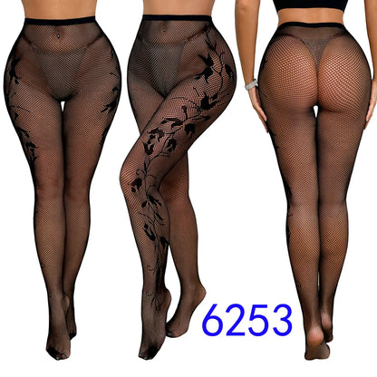 Wholesale Women's Jacquard Bodycon Fashion Tights