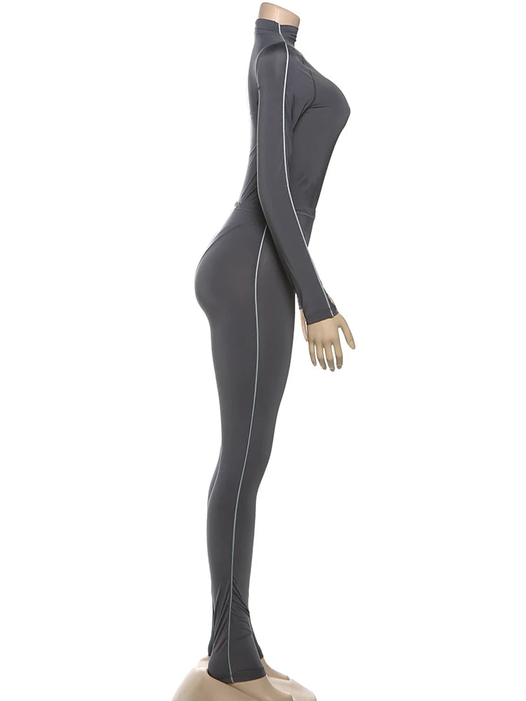 Joskaa Long Sleeve Bodycon Two Piece Set - two piece set image 3