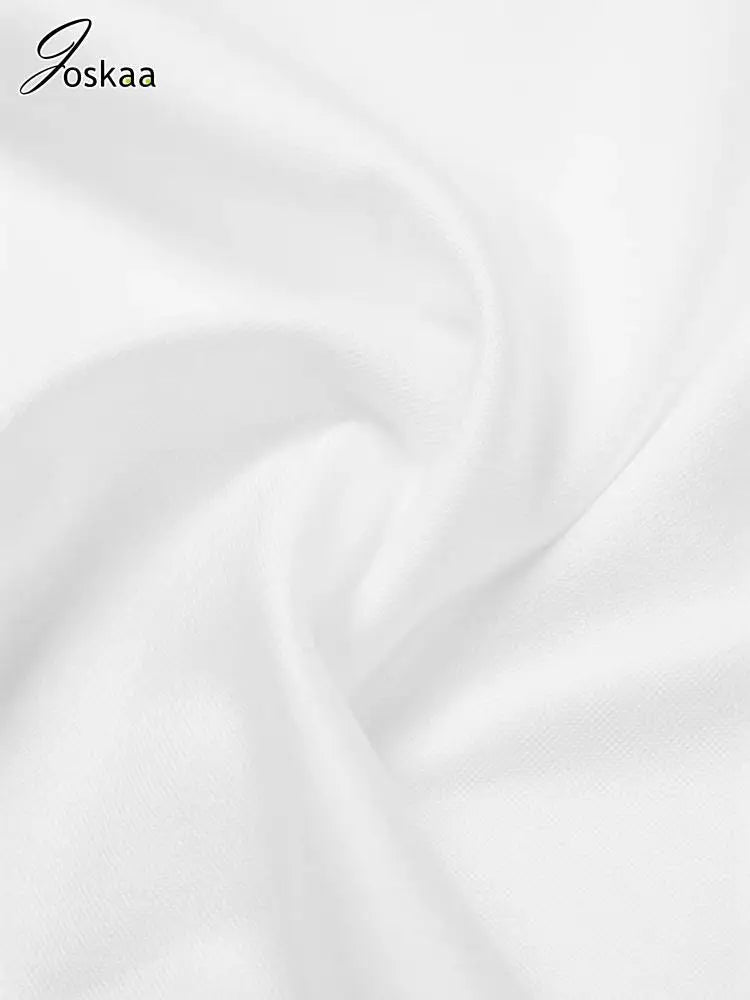 Women's Short Sleeve Aesthetic T-shirts Top White – Back View