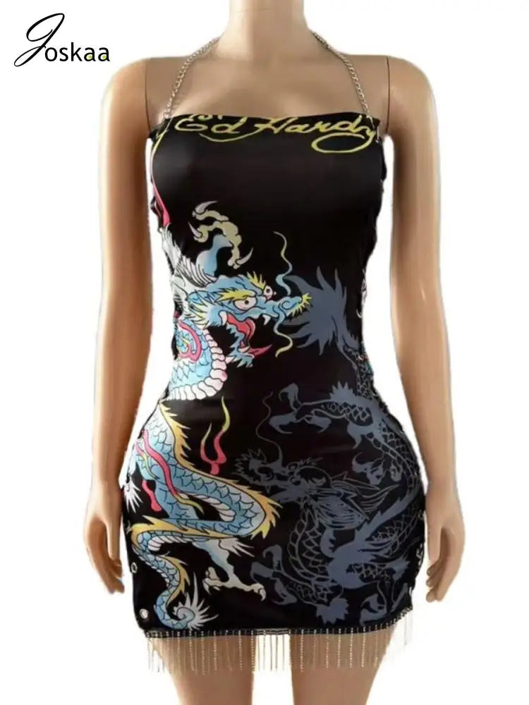 Women's Cutout Halter Bodycon Mini Dress Black – Detail View