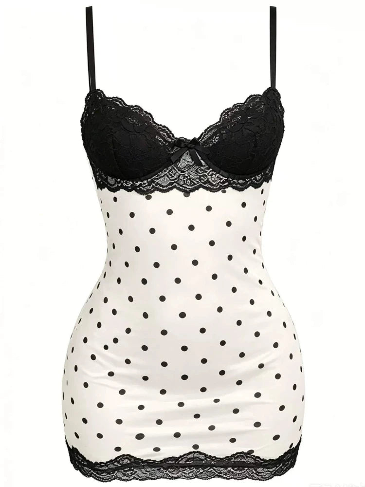 Women's Floral Print Lace Backless Sleeveless Mini Dress - Detail View 16