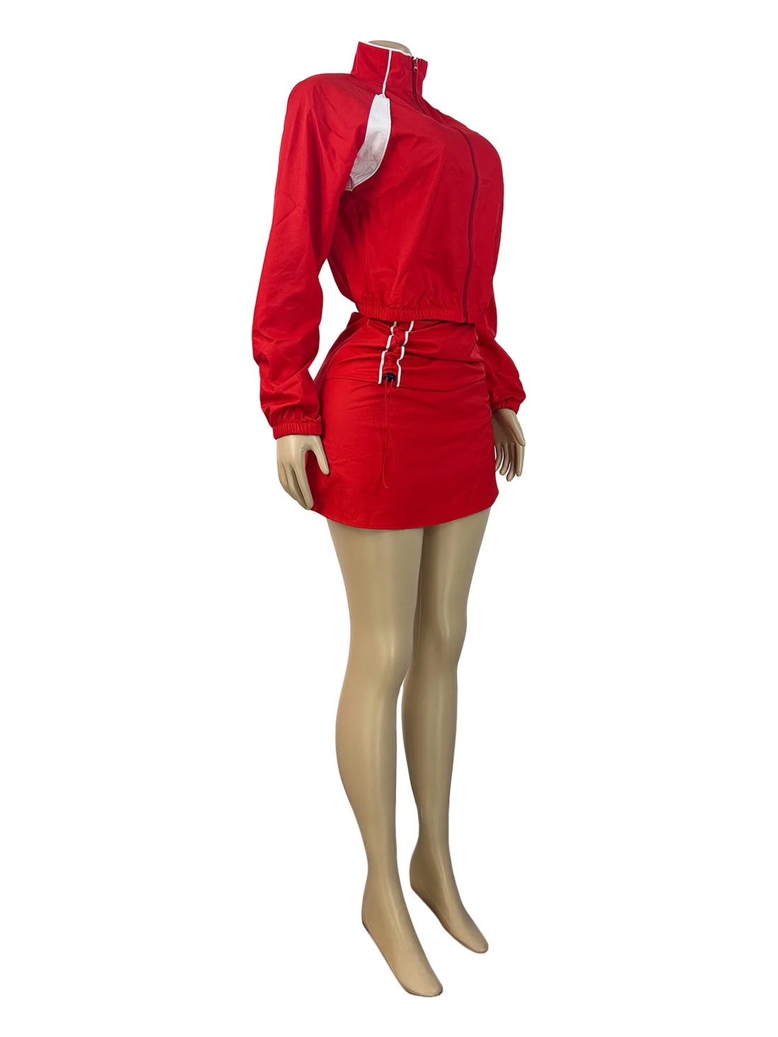 Joskaa Zip Up Long Sleeve Two Piece Set - two piece set image 3