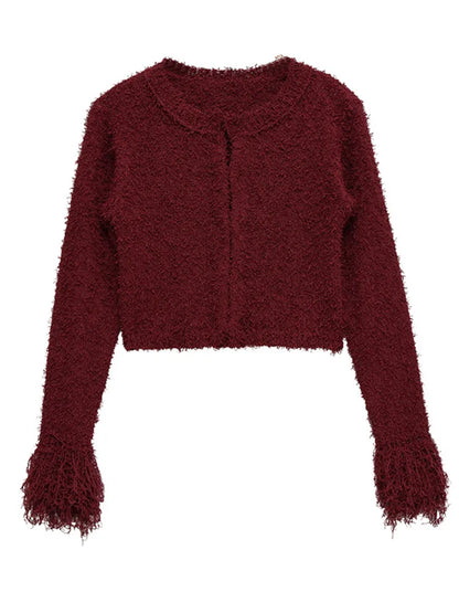 Wholesale Women's Ribbed Knit Long Sleeve Top