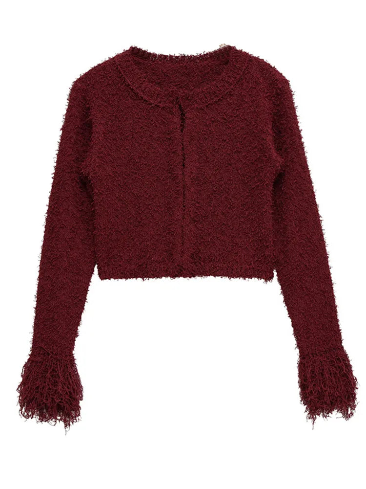 Wholesale Women's Ribbed Knit Long Sleeve Top