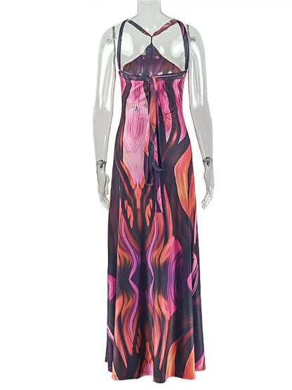 Joskaa Backless Sleeveless Bodycon Maxi Dress - maxi dress image 4