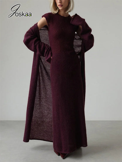 Wholesale Women's Knit Maxi Ribbed Two Piece Set – Women's Fashion Wholesale – Front View