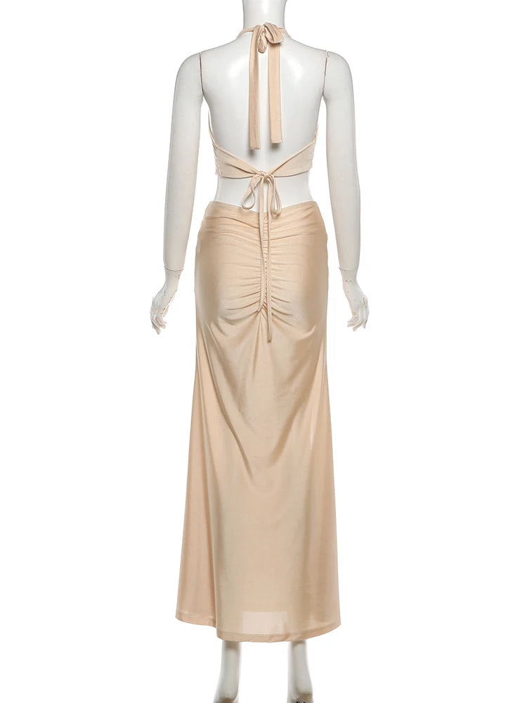 Joskaa Backless Halter Bodycon Dress - dress image 4