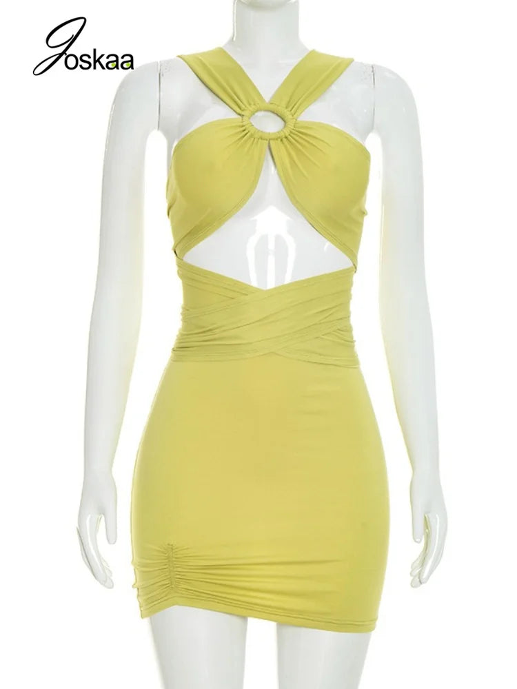 Women's Ruched Two Piece Set 0077 - Back View