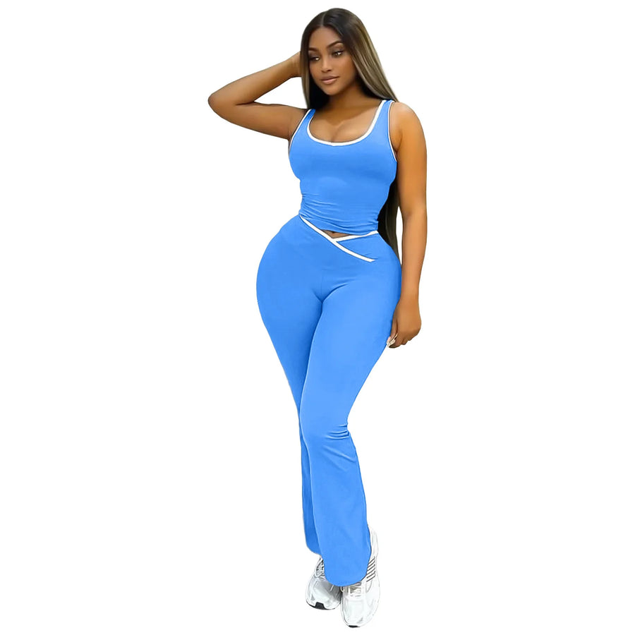 Women's Wide Leg Two Piece Set - Additional View 11