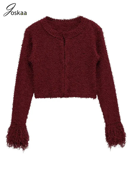 Wholesale Women's Ribbed Knit Long Sleeve Top – Back View
