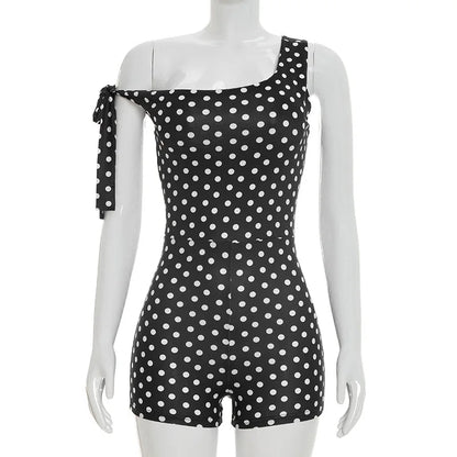 Joskaa Polka Dot Sleeveless Bodycon Romper - romper image 5