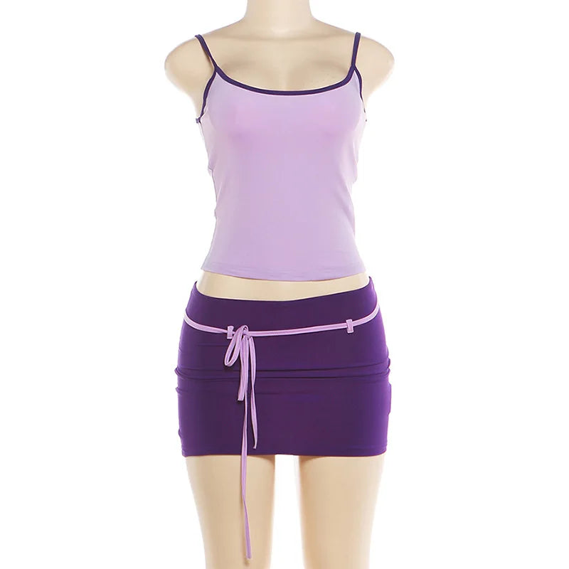 Women's Backless Bodycon Two Piece Set - Additional View 9