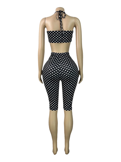 Joskaa Polka Dot Two Piece Set Print - two piece set image 4