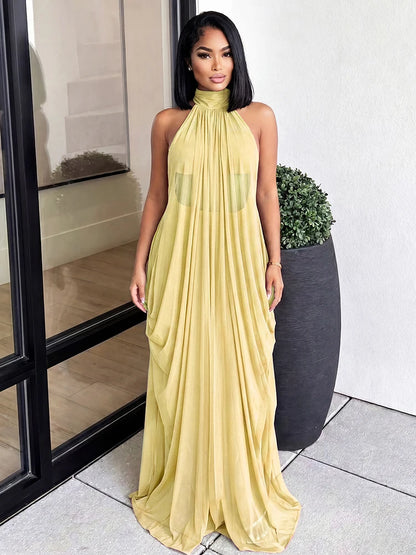 Women's Mesh Cutout Strapless Two Piece Set