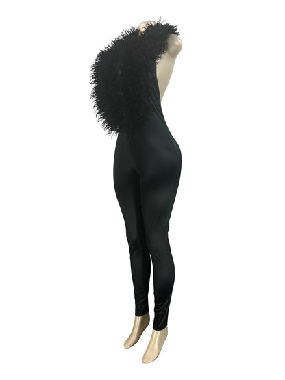 Joskaa Backless Halter Bodycon Romper - romper image 3