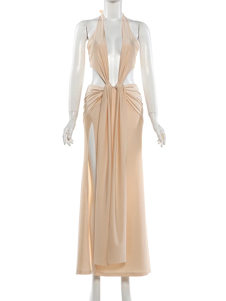 Joskaa Backless Halter Bodycon Dress - dress image 2