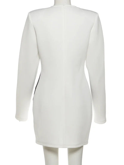 Joskaa Lace Long Sleeve Bodycon Dress - bodycon dress image 4