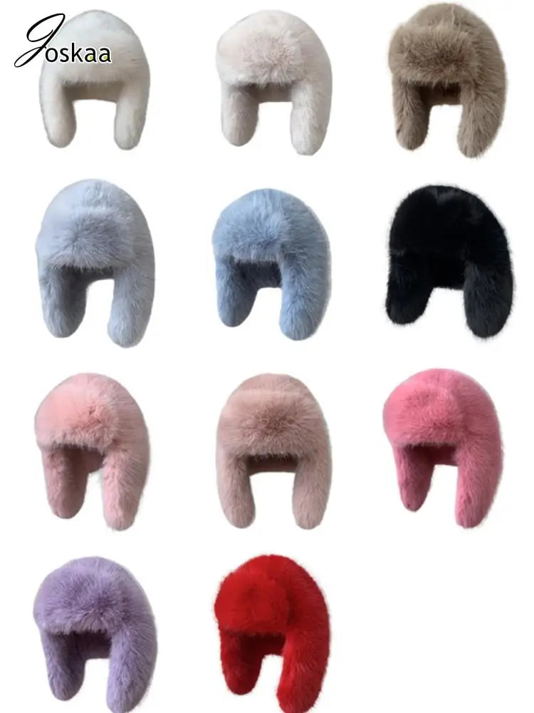Wholesale Plush Solid Color Fashion Accessory – Model Wearing Style