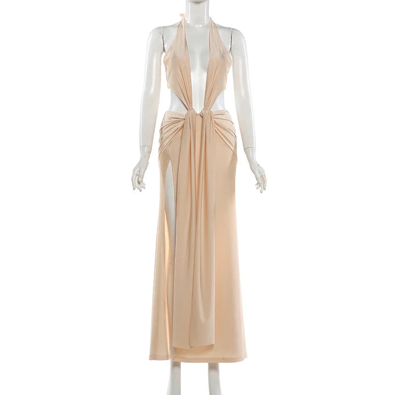 Joskaa Backless Halter Bodycon Dress - dress image 5