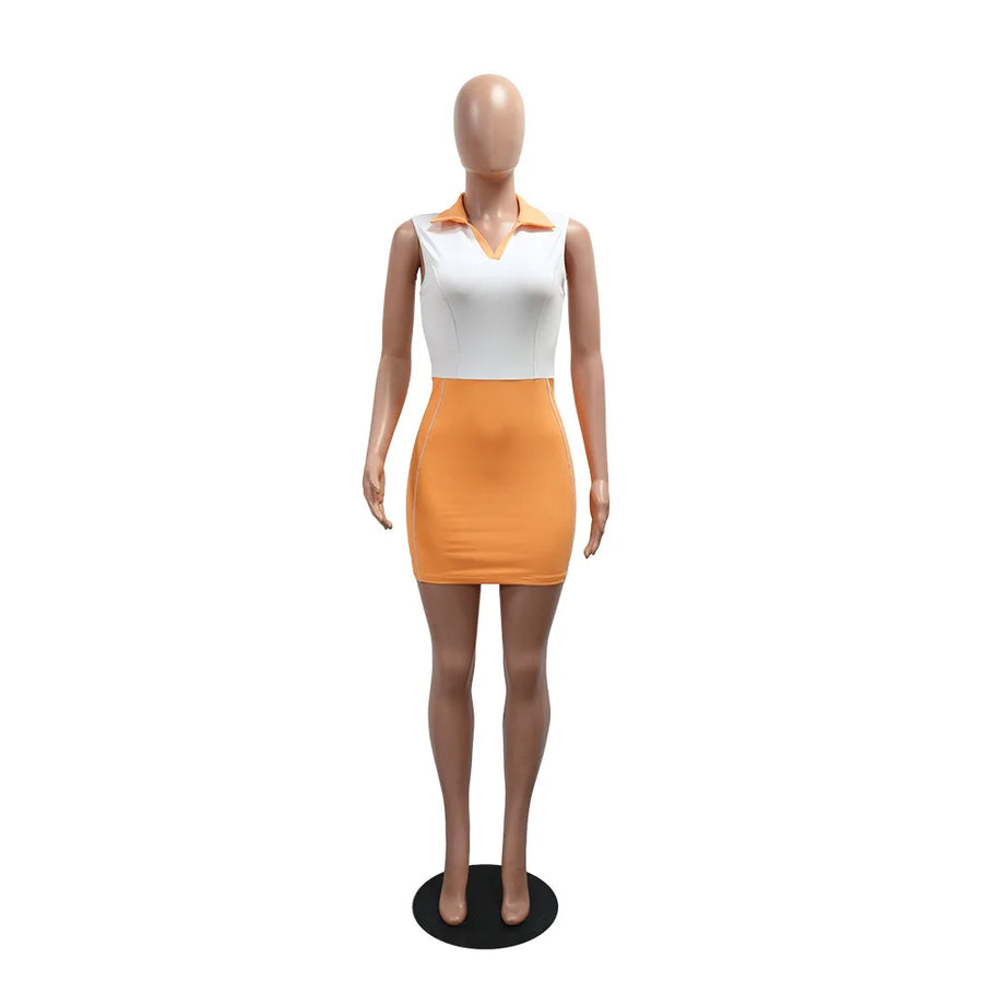 Wholesale Women's Sleeveless Bodycon Mini Dress