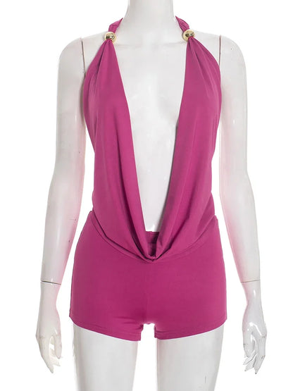 Joskaa Backless Halter Two Piece Set - two piece set image 6