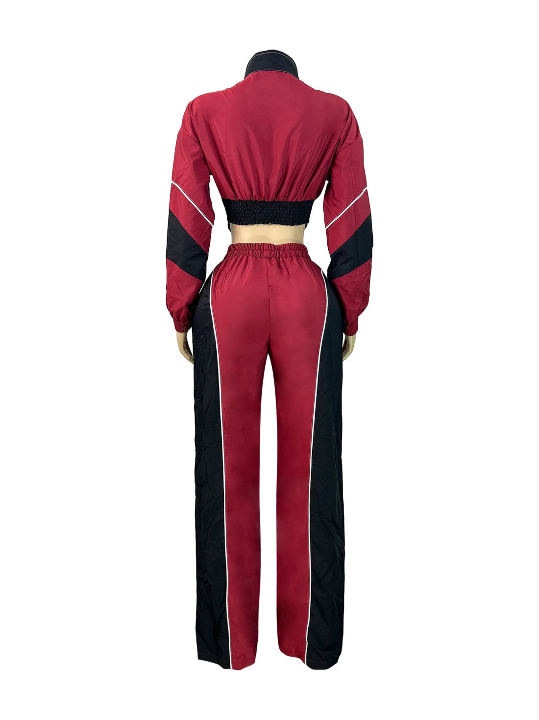 Joskaa Zip Up Long Sleeve Two Piece Set - two piece set image 4