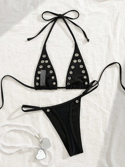 Joskaa Swimwear Metal Ring Decorate - swimwear image 3