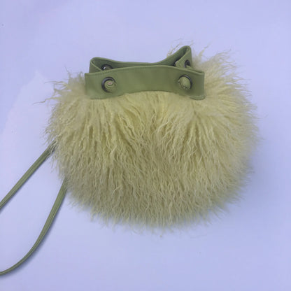 Wholesale Long Faux Fur Wool Shawl Accessory