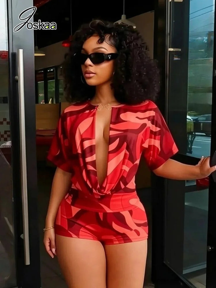 Women's Ruched Two Piece Set - Side View