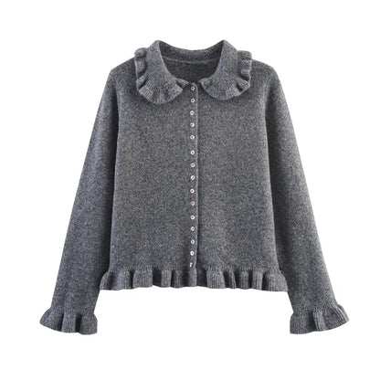 Wholesale Women's Knit Long Sleeve Ribbed Jacket