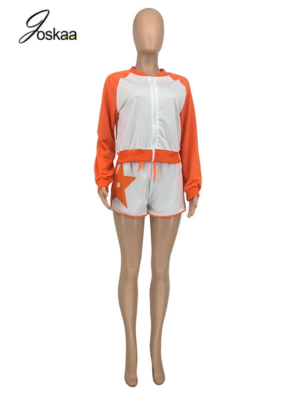 Wholesale Women's Long Sleeve Zip Two Piece Set 350852 – Detail View