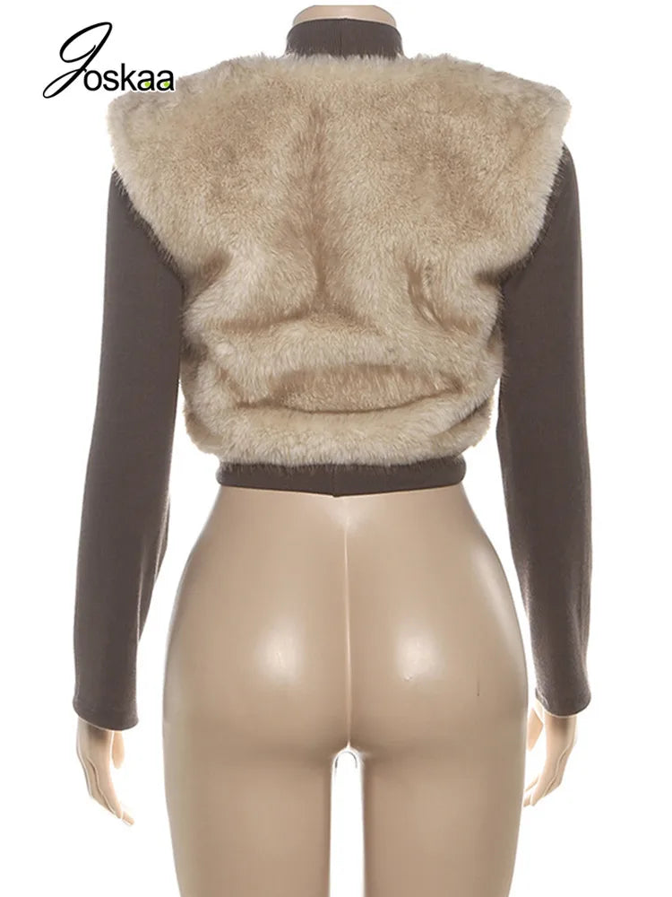 Women's Knit Long Sleeve Crop Ribbed Jacket 200001438 – Detail View