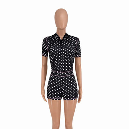 Joskaa Polka Dot Two Piece Set Print Matching Tracksuits - two piece set image 7